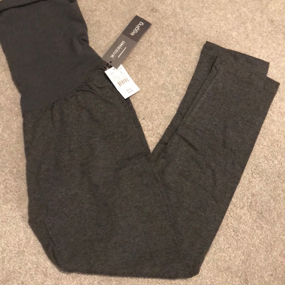 Motherhood Maternity dark gray legging - size L